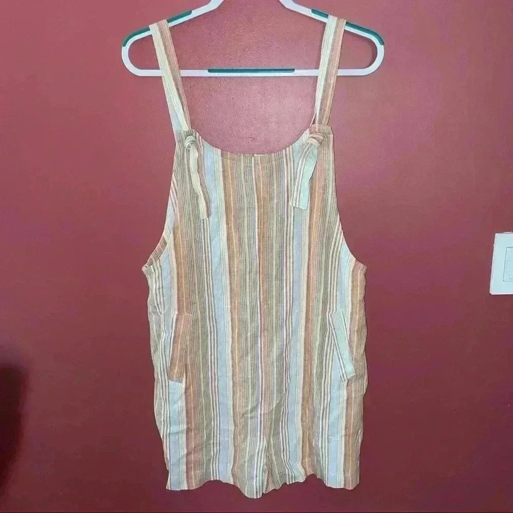 Anthropologie Colorful Overalls NWT
